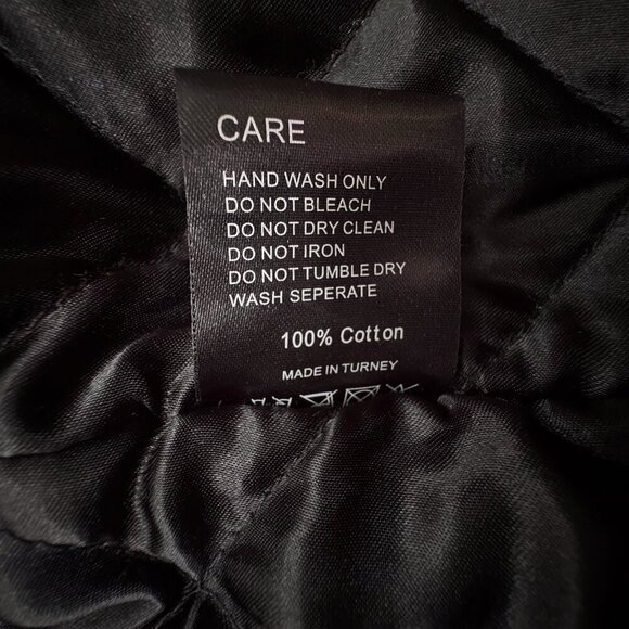 ASK YURSELF Banned Varsity Jacket Black White Men’s M Unisex Women’s XL Academia - Picture 15 of 16